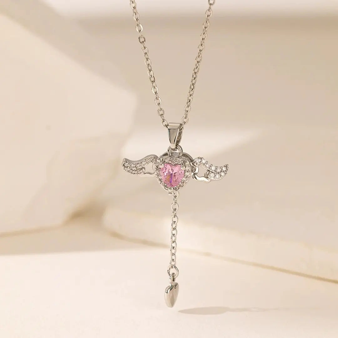 To My Granddaughter - Angel Necklace