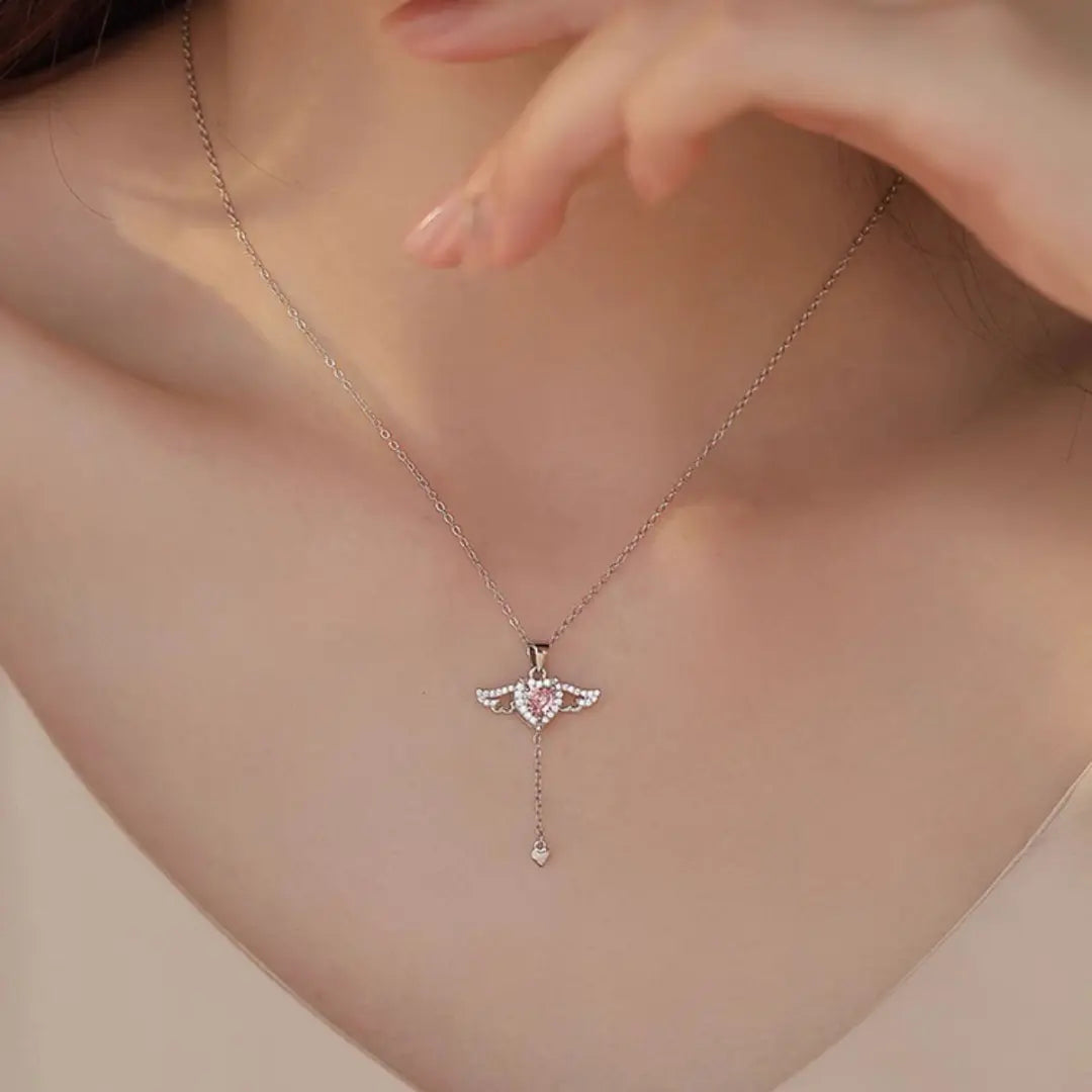 To My Granddaughter - Angel Necklace