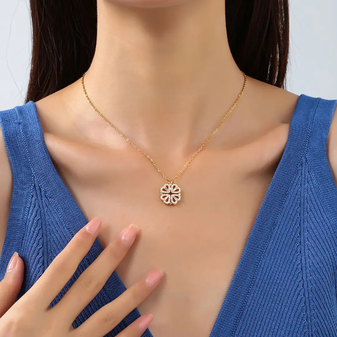 To My Granddaughter - Clover Necklace